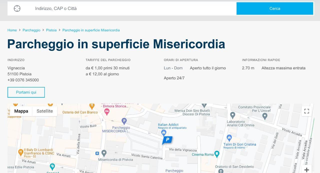 Appartamento Sulla Sala Pistoya Exterior foto